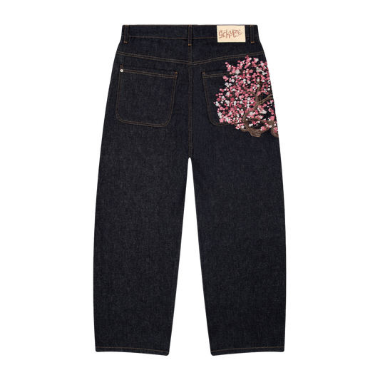 Derschutze Blossom Baggy Jeans